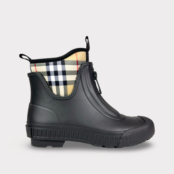 Burberry Flinton Check Rain Boot - Women’s 5 - Picture 1 of 8